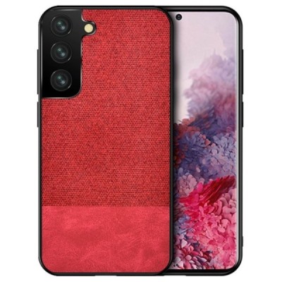 Samsung Galaxy S21 Ultra (G998B) „Bi-Color“ Splicing sarkans ādas apvalks | Vacins.lv