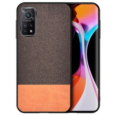 Xiaomi Mi 10T (Mi 10T Pro) „Bi-Color“ Splicing brūns ādas apvalks | Vacins.lv