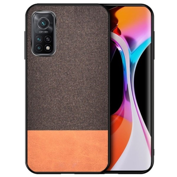 „Bi-Color“ Splicing dėklas - rudas (Mi 10T / 10T Pro)