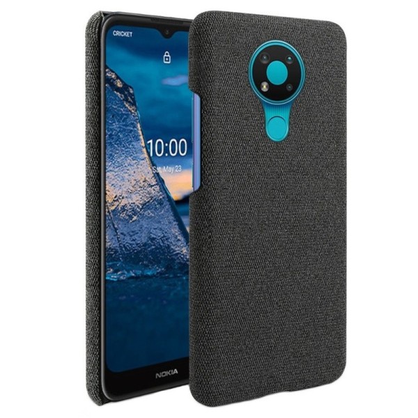 „Bi-Color“ Splicing dėklas - juodas (Nokia 3.4)