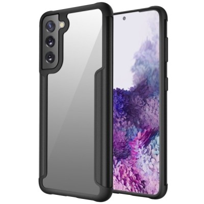 Samsung Galaxy S21+ (G996B) „FOCUS“ dzidrs apmales melnā krāsā apvalks | Vacins.lv