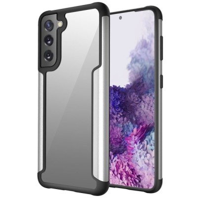 Samsung Galaxy S21+ (G996B) „FOCUS“ dzidrs apmales sudrabā krāsā apvalks | Vacins.lv