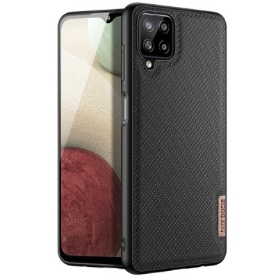 Samsung Galaxy A12 (A125F) „Dux Ducis“ Fino melns apvalks | vacins.lv