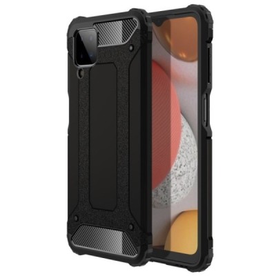 Pastiprinātas aizsardzības melns Samsung Galaxy A12 (A125F) apvalks | Vacins.lv