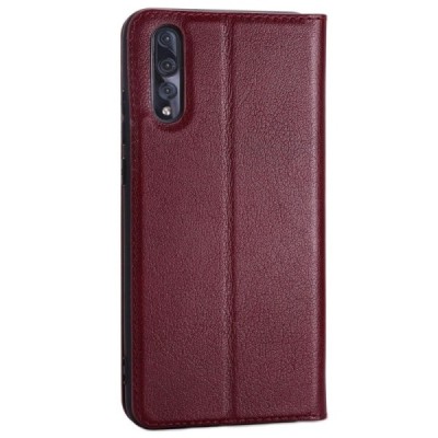 „Royale“ Huawei P20 Pro bordo atvēramais ar lodziņu maciņš | Vacins.lv