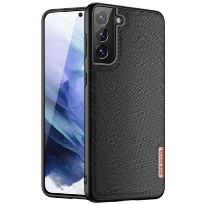 Samsung Galaxy S21 (G991B) „Dux Ducis“ Fino melns apvalks | vacins.lv