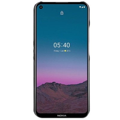 Soft Slim Nokia 5.4 melns ādas apvalks | Vacins.lv