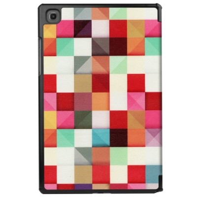 Samsung Galaxy Tab A7 10.4 2020 (T505,T500) „Cubes“ atvēramais krāsains, maciņš | Vacins.lv