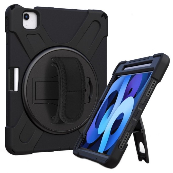 Sustiprintos apsaugos (360°) dėklas - juodas (iPad Pro 11" 2018 - 2022 / Air 10.9" 2020 / 2022 / Air 11" 2024 - 2026)