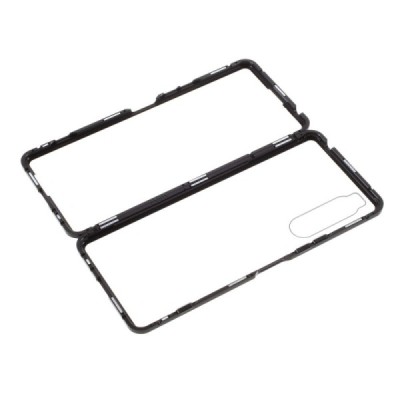 Sony Xperia 1 II dzidrs (caurspīdīgs) Frame magnētiskais aizsedzams plastmasas apvalks | Vacins.lv