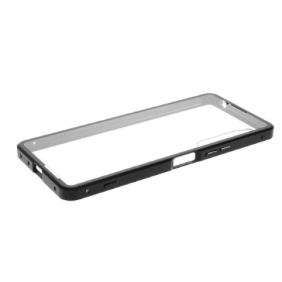 Sony Xperia 1 II dzidrs (caurspīdīgs) Frame magnētiskais aizsedzams plastmasas apvalks | Vacins.lv