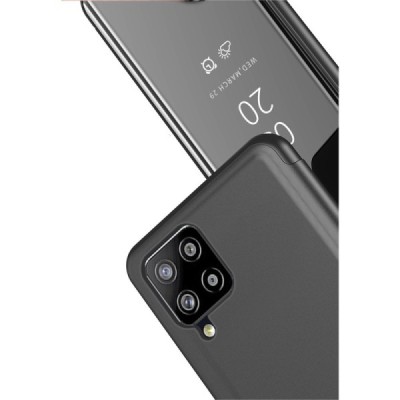 Samsung Galaxy A42 5G plastikinis atverčiamas juodas dėklas | Priedai.lt