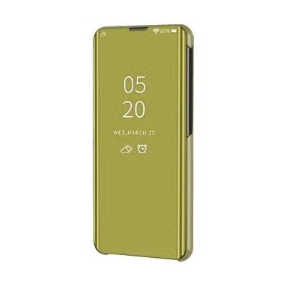 Samsung Galaxy A42 5G plastikinis atverčiamas auksinis dėklas | Priedai.lt