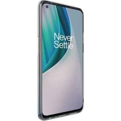 OnePlus Nord N10 5G „Imak“ cieta silikona (TPU) dzidrs apvalks | vacins.lv