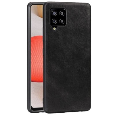 Soft Slim Samsung Galaxy A42 5G melns ādas apvalks | Vacins.lv