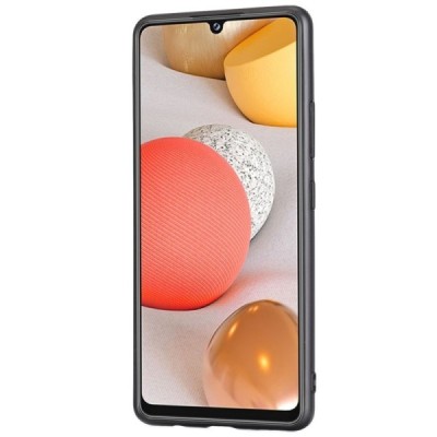 Soft Slim Samsung Galaxy A42 5G melns ādas apvalks | Vacins.lv