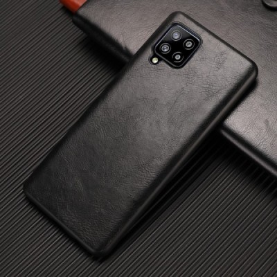 Soft Slim Samsung Galaxy A42 5G melns ādas apvalks | Vacins.lv