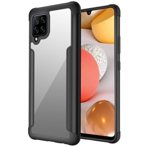 „FOCUS“ apvalks - dzidrs / melns (Galaxy A42 5G)