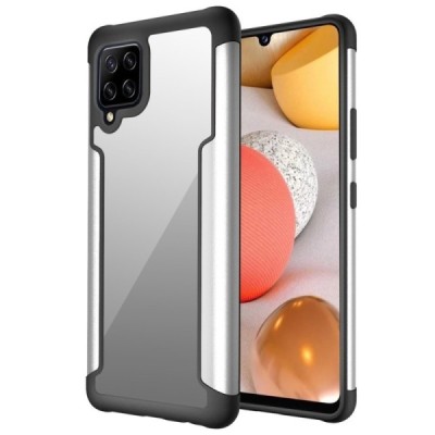 Samsung Galaxy A42 5G „FOCUS“ dzidrs apmales sudrabā krāsā apvalks | Vacins.lv