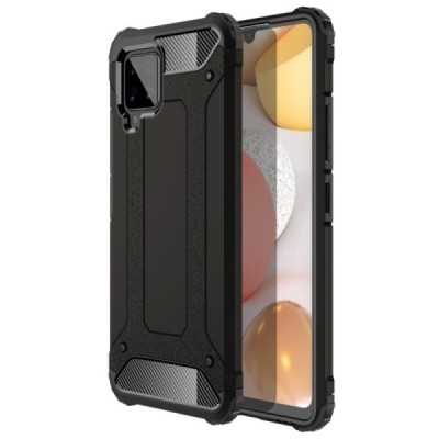 Pastiprinātas aizsardzības melns Samsung Galaxy A42 5G apvalks | Vacins.lv