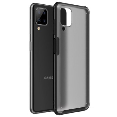 Samsung Galaxy A12 (A125F) „Armor“ dzidrs apmales melnā krāsā apvalks | Vacins.lv