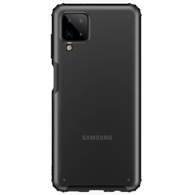 Samsung Galaxy A12 (A125F) „Armor“ dzidrs apmales melnā krāsā apvalks | Vacins.lv