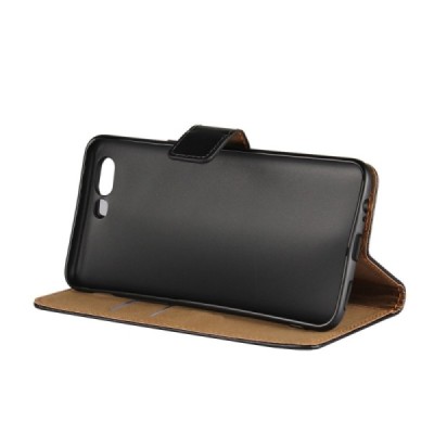 OnePlus 5 (OnePlus Five) atverčiamas juodas odinis Casual dėklas - piniginė | Priedai.lt