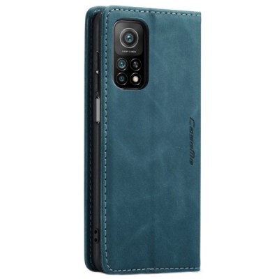 Xiaomi Mi 10T (Mi 10T Pro) CaseMe Retro solīds atvēramais ādas zaļš maciņš - maks | Vacins.lv