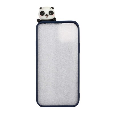 Apple iPhone 12 (12 Pro) „Squezy“ Panda cieta silikona (TPU) zils apvalks | vacins.lv