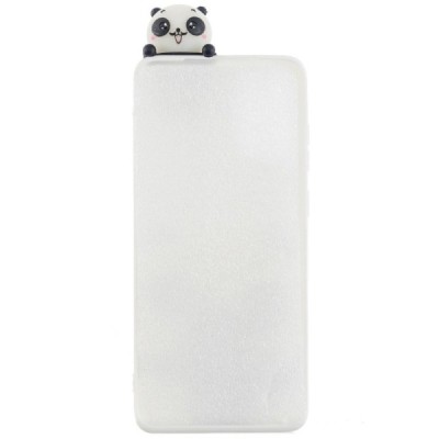 Samsung Galaxy A41 (A415F) „Squezy“ Panda kieto silikono TPU baltas dėklas - nugarėlė | Priedai.lt