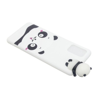 Samsung Galaxy A41 (A415F) „Squezy“ Panda kieto silikono TPU baltas dėklas - nugarėlė | Priedai.lt
