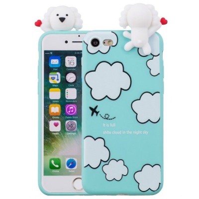 Apple iPhone 7 (iPhone 8, SE 2020) „Squezy“ Dog cieta silikona (TPU) piparmētru apvalks | Vacins.lv