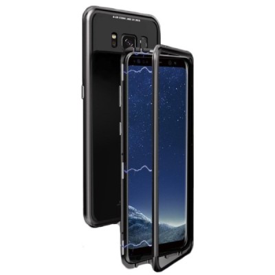 Samsung Galaxy S8 (G950) Frame skaidrus (permatomas) magnetinis plastikinis dėklas | Priedai.lt