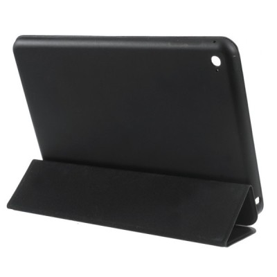 Apple iPad mini 4 (iPad mini 2019) klasisks atvēramais melns futrālis | Vacins.lv