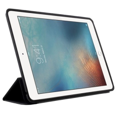 Apple iPad Pro 9.7" klasisks atvēramais melns futrālis | Vacins.lv