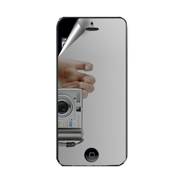 „ISME“ apsauginė ekrano plėvelė - veidrodinė (iPhone 5 / 5S / SE)