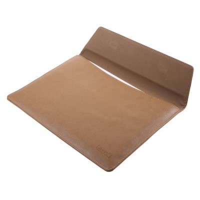 Sleeve universali įmautė, atverčiamas odinis rudas dėklas kompiuterinėms planšetėms | Priedai.lt