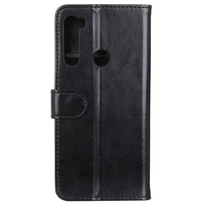 Samsung Galaxy M11 (M115F) atvēramais ādas melns maciņš (maks) | Vacins.lv