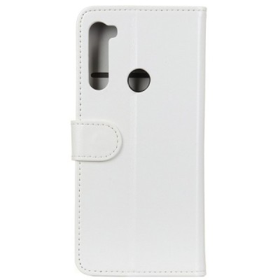 Samsung Galaxy M11 (M115F) atvēramais ādas balts maciņš (maks) | Vacins.lv