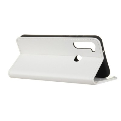 Samsung Galaxy M11 (M115F) atvēramais ādas balts maciņš (maks) | Vacins.lv