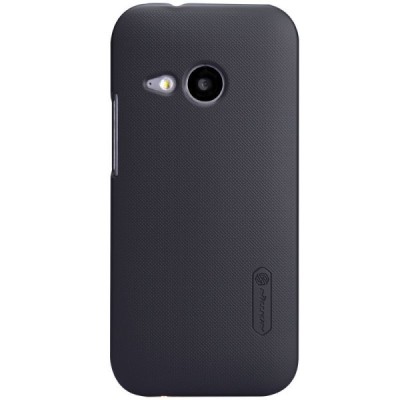 Nillkin Frosted Shield HTC One Mini 2 (HTC One M8 mini) plastikinis juodas dėklas - nugarėlė su ekrano plėvele / Priedai.lt