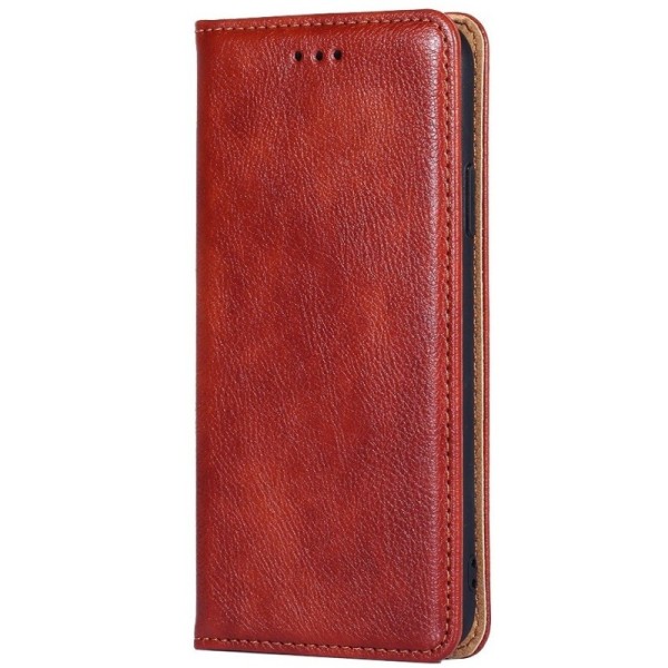 Solīds atvērams maciņš - brūns (OnePlus Nord N10 5G)