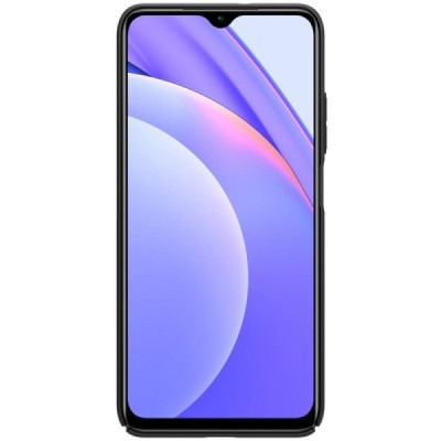 Xiaomi Redmi 9T 5G „Nillkin“ Frosted Shield melns apvalks | vacins.lv