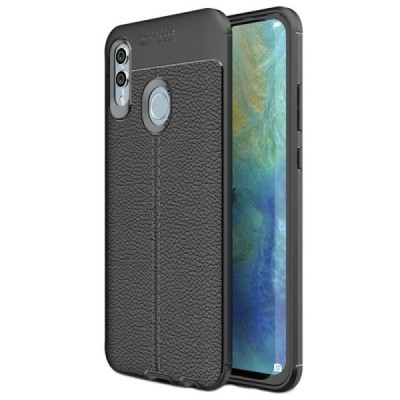 Huawei P smart 2019 (Honor 10 Lite) FOCUS kieto silikono TPU juodas dėklas - nugarėlė | Priedai.lt