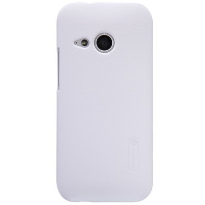 Nillkin Frosted Shield HTC One Mini 2 (HTC One M8 mini) plastikinis baltas dėklas - nugarėlė su ekrano plėvele / Priedai.lt