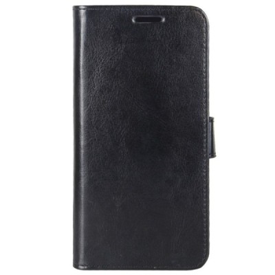 Samsung Galaxy A20s (A207F) atvēramais ādas melns maciņš (maks) / Vacins.lv