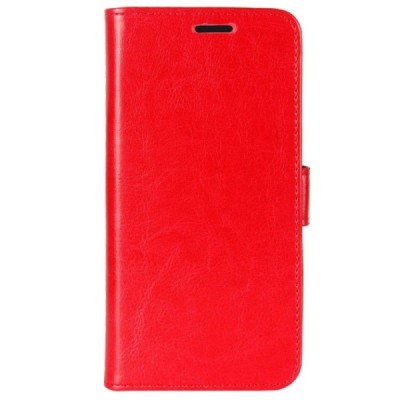 Samsung Galaxy A20s (A207F) atvēramais ādas sarkans maciņš (maks) | Vacins.lv