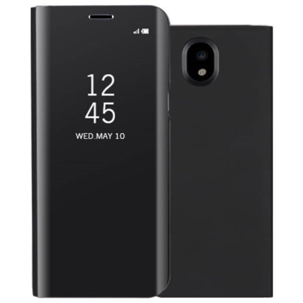 Plastikinis atverčiamas dėklas - juodas (Galaxy J3 2017)