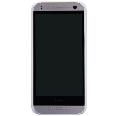 Nillkin Frosted Shield HTC One Mini 2 (HTC One M8 mini) plastikinis baltas dėklas - nugarėlė su ekrano plėvele / Priedai.lt