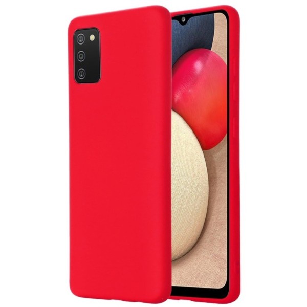 „Shell“ cieta silikona (TPU) apvalks - sarkans (Galaxy M02s)